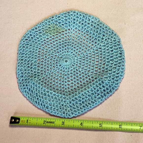 FINAL SALE PRICE Vintage Handmade Crocheted Hat Set - Picture 2 of 7